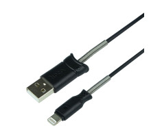 Кабель USB Hoco X24 Pisces Lightning Колір Чёрный 6957531076971