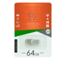 USB OTG флеш-накопичувач -Type C 64GB T&G металева серія 104 Колір Сталевий