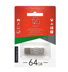 USB флеш-накопичувач T&G 64gb Metal 103 Колір Сталевий