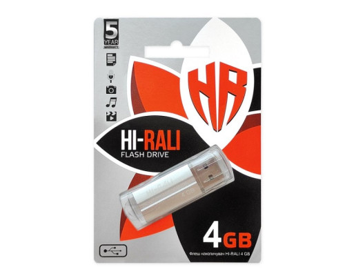 USB флеш-накопичувач Hi-Rali Corsair 4gb Колір Чорний