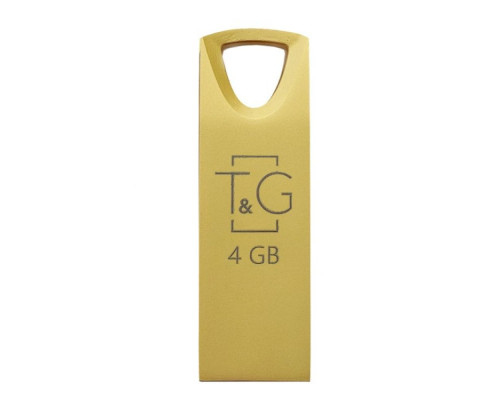 USB флеш-накопичувач T&G 4gb Metal 117 Колір Золотий