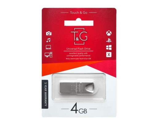 USB флеш-накопичувач T&G 4gb Metal 117 Колір Золотий