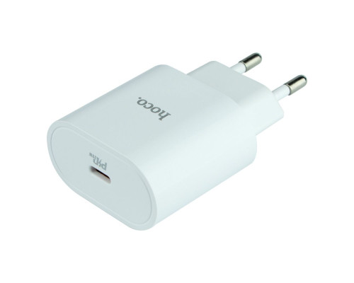 Мережевий Зарядний Пристрій Hoco C94A PD20W Type-C to Lightning Колір Бiлий 6931474762184