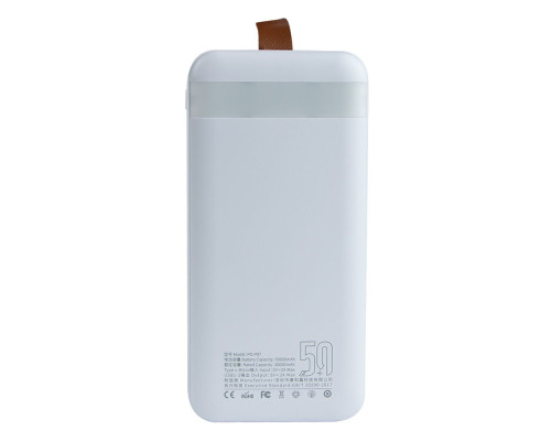 Універсальна Мобільна Батарея Power Bank Remax Proda PD-P97 Leading series 50000 mAh Колір Білий