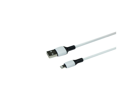 Кабель USB Borofone BX84 Lightning 2.4A Колір Білий 6974443386776