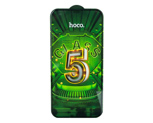 ПОШТУЧНО Захисне скло Hoco G12 5D for Apple Iphone 12 Pro Max Колір Чорний