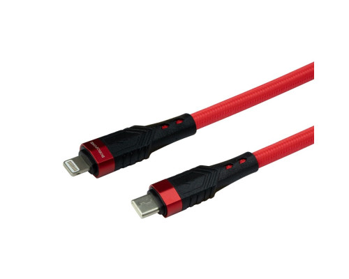 Кабель USB Borofone BU35 PD Type-C to Lightning 1,2m Колір Червоний 6974443385274