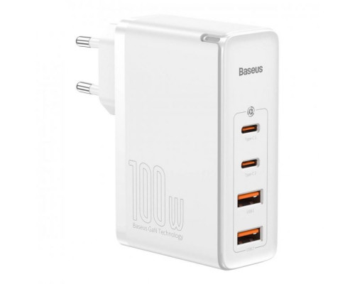 Мережевий Зарядний Пристрій Baseus GaN2 Pro Quick Charger 2C+2U 100W CCGAN2P-L Колір Чорний, 01 6953156204683