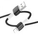 Кабель USB Borofone BX84 Lightning 2.4A Колір Білий 6974443386776