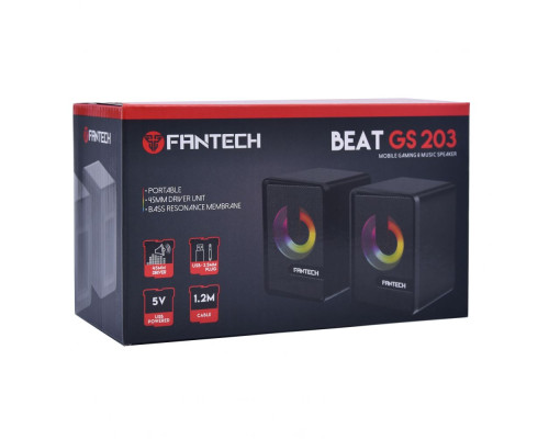 Комп'ютерні колонки Fantech GS203 Beat м'ята упаковка Колір Чорний