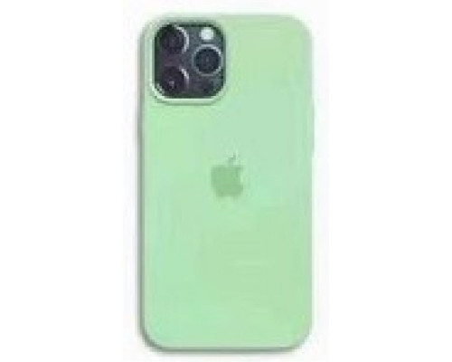Чохол Silicone Case with MagSafe для iPhone 12 Pro Max Колір 04.Pistachio