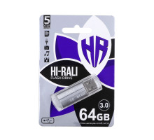 USB флеш-накопичувач 3.0 Hi-Rali Corsair 64gb Колір Сталевий 4711472587277