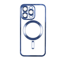 Чохол TPU Metallic Full Camera with Magsafe для Iphone 14 Pro Колір Blue 2020000342328