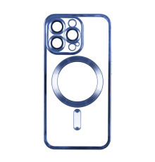 Чохол TPU Metallic Full Camera with Magsafe для iPhone 14 Pro Колір Blue 2020000342328