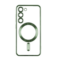 Чохол TPU Metallic Full Camera with Magsafe для Samsung Galaxy S23 Plus (S916) Колір Green 2020000343080