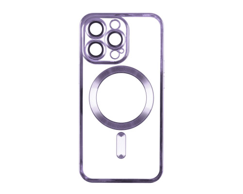 Чохол TPU Metallic Full Camera with Magsafe для Iphone 13 Pro Max Колір Dark Purple 2020000342502