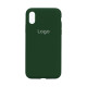 Чохол Silicone Case Full Size (AA) для iPhone Xs Max Колір 45.Army green 2020000234944