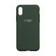 Чохол Silicone Case Full Size (AA) для iPhone Xs Max Колір 45.Army green 2020000234944