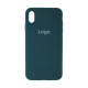 Чохол Silicone Case Full Size (AA) для iPhone Xs Max Колір 45.Army green 2020000234944