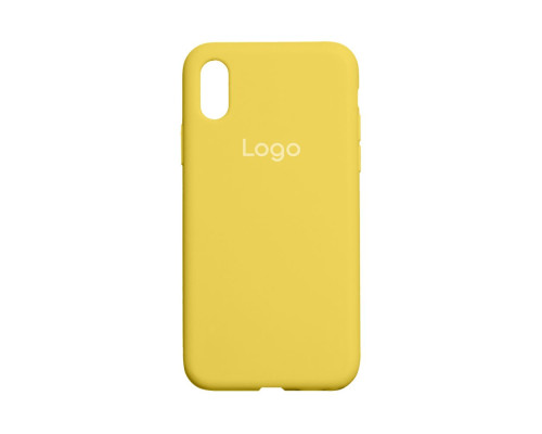 Чохол Silicone Case Full Size (AA) для iPhone X/Xs Колір 50.Canary yellow 2020000150695