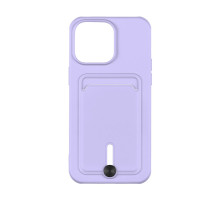 Чохол TPU Colorfull Pocket Card для iPhone 15 Plus Колір 39.Elegant purple 2020000358367