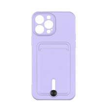 Чохол TPU Colorfull Pocket Card для iPhone 12 Pro Max Колір 39.Elegant purple 2020000359142