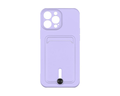 Чохол TPU Colorfull Pocket Card для iPhone 12 Pro Max Колір 39.Elegant purple 2020000359142