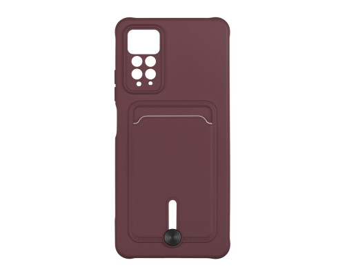 Чохол TPU Colorfull Pocket Card для Xiaomi Redmi Note 11 Pro 4G/5G / 12 Pro 4G Колір 42.Maroon 2020000357384