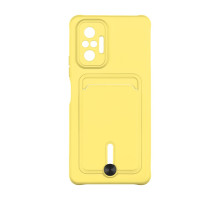 Чохол TPU Colorfull Pocket Card для Xiaomi Redmi Note 10 Pro / 10 Pro Max 4G Колір 04.Yellow 2020000357582