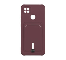 Чохол TPU Colorfull Pocket Card для Xiaomi Redmi 9C / 10A Колір 42.Maroon 2020000357704