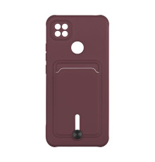 Чохол TPU Colorfull Pocket Card для Xiaomi Redmi 9C / 10A Колір 42.Maroon 2020000357704