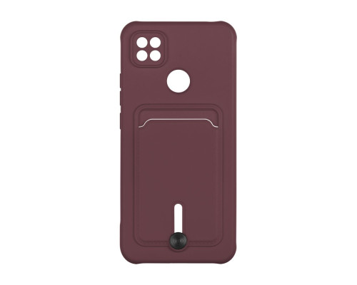 Чохол TPU Colorfull Pocket Card для Xiaomi Redmi 9C / 10A Колір 42.Maroon 2020000357704