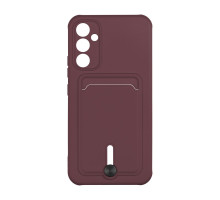 Чохол TPU Colorfull Pocket Card для Samsung Galaxy A34 5G Колір 42.Maroon 2020000358107