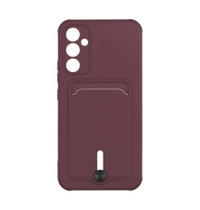 Чохол TPU Colorfull Pocket Card для Samsung Galaxy A34 5G Колір 42.Maroon 2020000358107