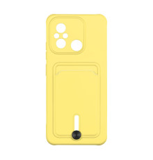 Чохол TPU Colorfull Pocket Card для Xiaomi Redmi 12C Колір 04.Yellow 2020000357902