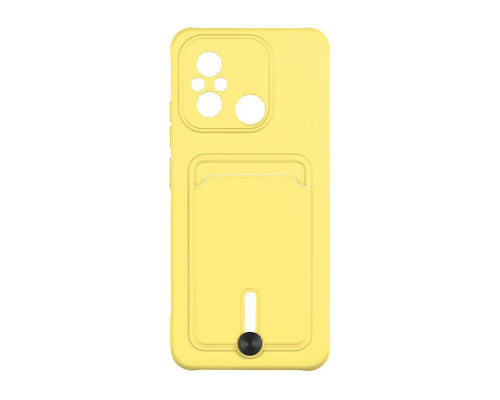 Чохол TPU Colorfull Pocket Card для Xiaomi Redmi 12C Колір 04.Yellow 2020000357902