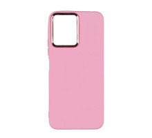 Чохол Silicone Cover Metal frame (AA) для Xiaomi Redmi 12 Колір 06.Light pink 2020000365341