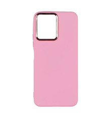 Чохол Silicone Cover Metal frame (AA) для Xiaomi Redmi 12 Колір 06.Light pink 2020000365341