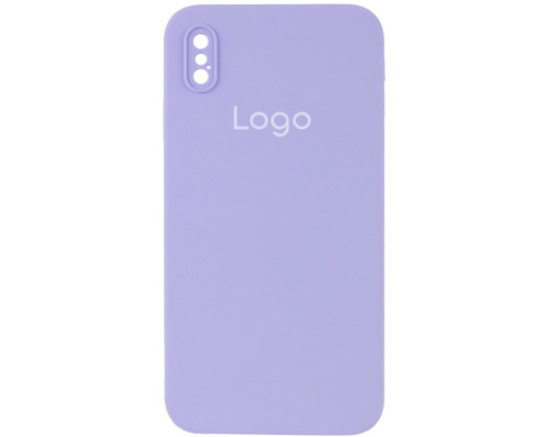 Чохол Silicone Case Square Full Camera для iPhone X/Xs Колір 20.Navy blue 2020000428633