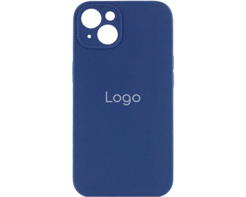 Чохол Silicone Case Full Size with Frame для iPhone 15 Колір 70.Deep Navy 2020000386919