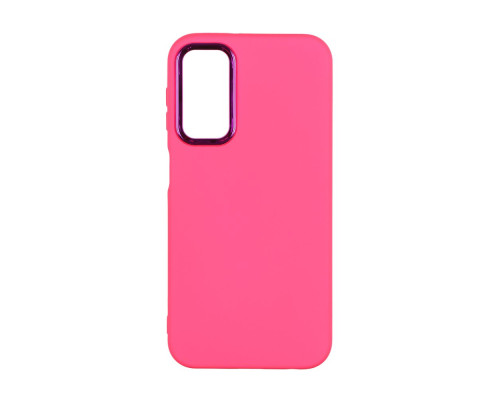 Чохол Silicone Cover Metal frame (AA) для Samsung Galaxy A24 4G (A245) Колір 38.Shiny pink 2020000365679