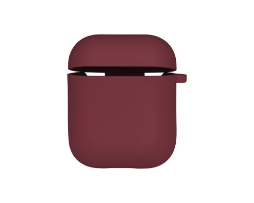 Чохол Silicone Case with microfibra для Airpods 1/2 Колір 43.Grape 2020000368021