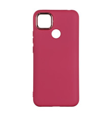 Чохол Silicone Cover Metal frame (AA) для Xiaomi Redmi 9C / 10A Колір 42.Maroon 2020000364948