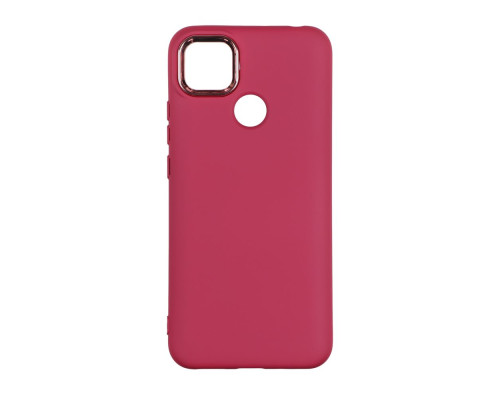 Чохол Silicone Cover Metal frame (AA) для Xiaomi Redmi 9C / 10A Колір 42.Maroon 2020000364948