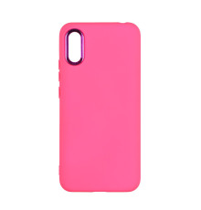 Чохол Silicone Cover Metal frame (AA) для Xiaomi Redmi 9A Колір 38.Shiny pink 2020000365075