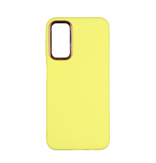 Чохол Silicone Cover Metal frame (AA) для Samsung Galaxy A14 4G (A145) / A14 5G (A146) Колір 04.Yellow 2020000365846