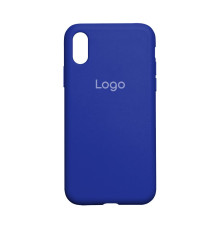 Чохол Silicone Case Full Size (AA) для iPhone Xs Max Колір 44.Shiny blue 2020000234951