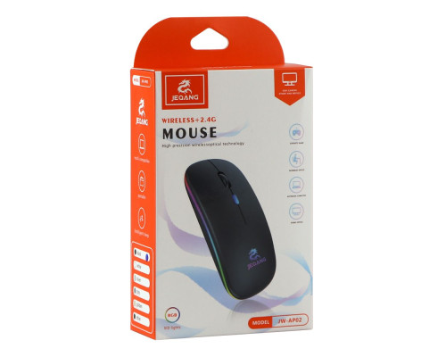 Wireless Миша JEQANG JW-AP02 led Колір Бiлий 2020000457565 ma32246_3605379