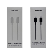 Кабель USB Samsung Type-C to Type-C 60W 1:1 М'ята упаковка Колір Бiлий 2020000386179