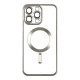 Чохол TPU Metallic Chrome Full Camera with Magsafe для Iphone 14 Pro Колір Chrome Green 2020000383949